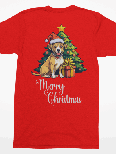Mutt “Merry Christmas” Tee – Christmas Dog Lover Shirt, Sweatshirt, or Hoodie