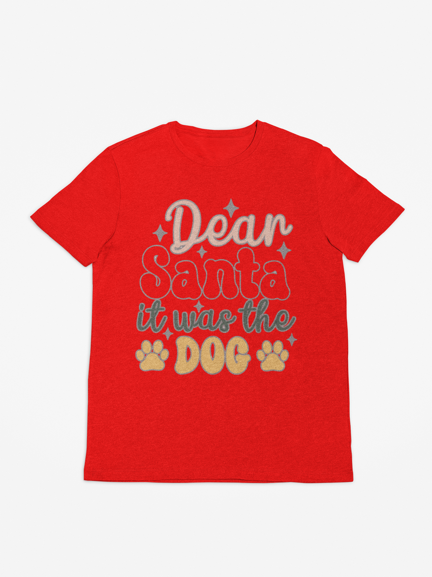 Dear Santa, It Was the Dog | Funny Christmas Tee for Dog Lovers
