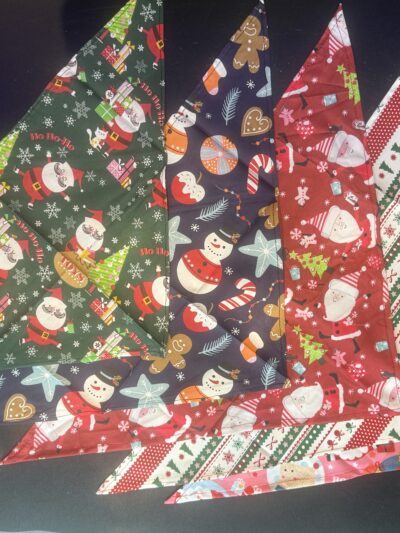 Christmas Dog Bandanas | Festive Holiday Bandanas for Dogs in 5 Fun Designs