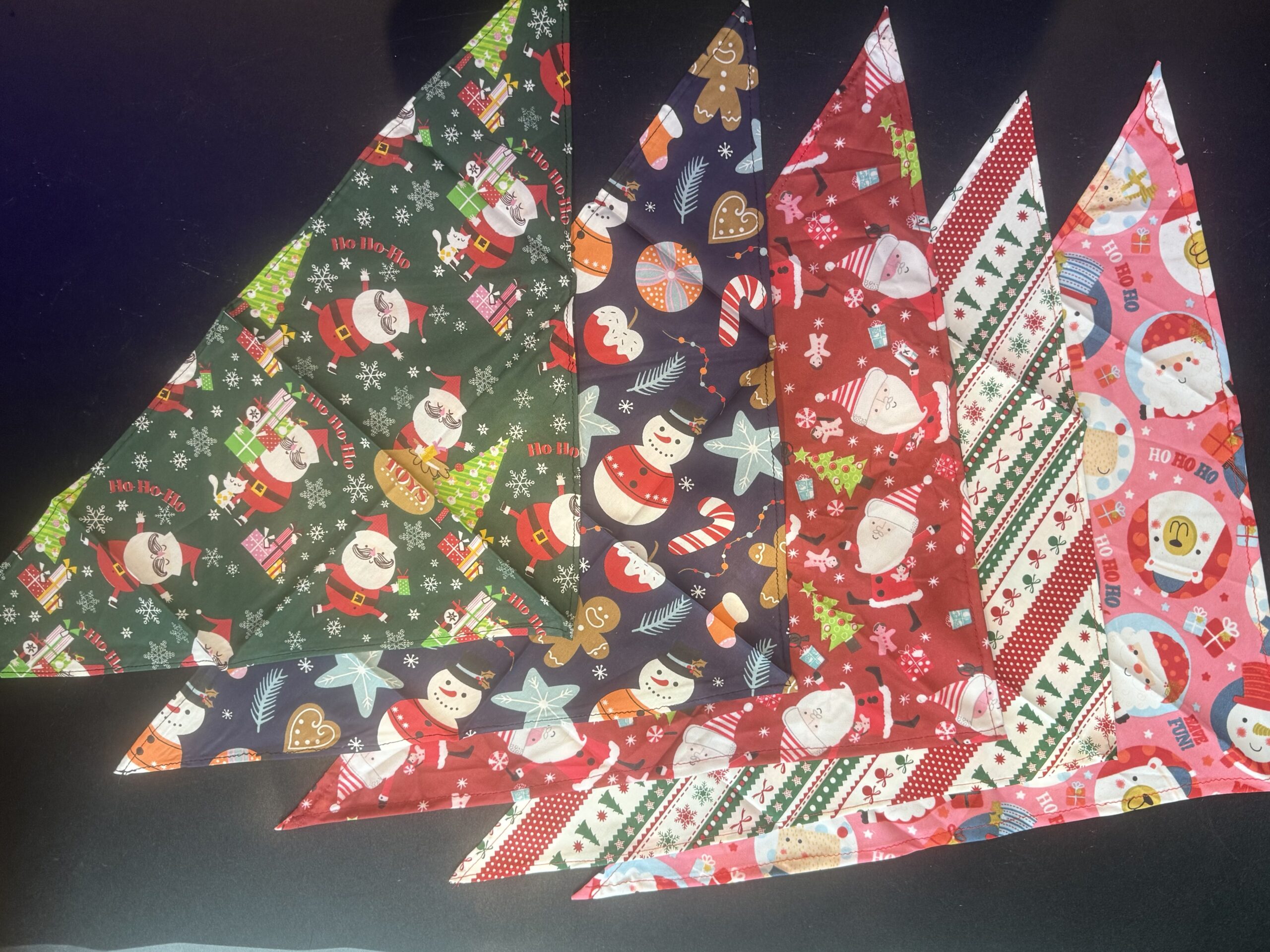 Christmas Dog Bandanas | Festive Holiday Bandanas for Dogs in 5 Fun Designs