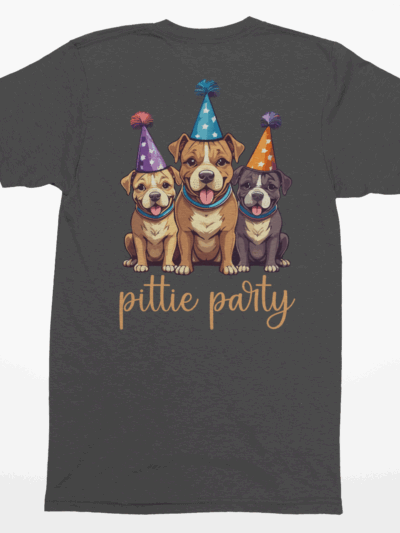 Pitty Party Tee | Adorable Pitbull Lover's Shirt