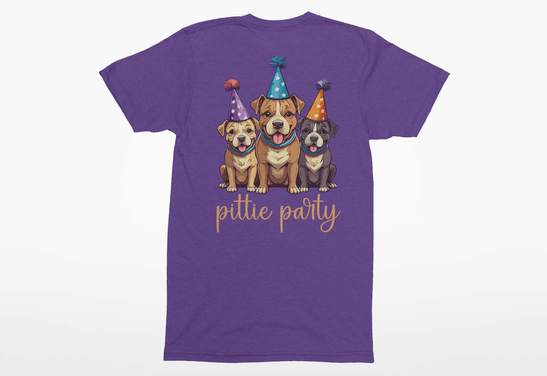 Pitty Party Tee | Adorable Pitbull Lover's Shirt - Image 3