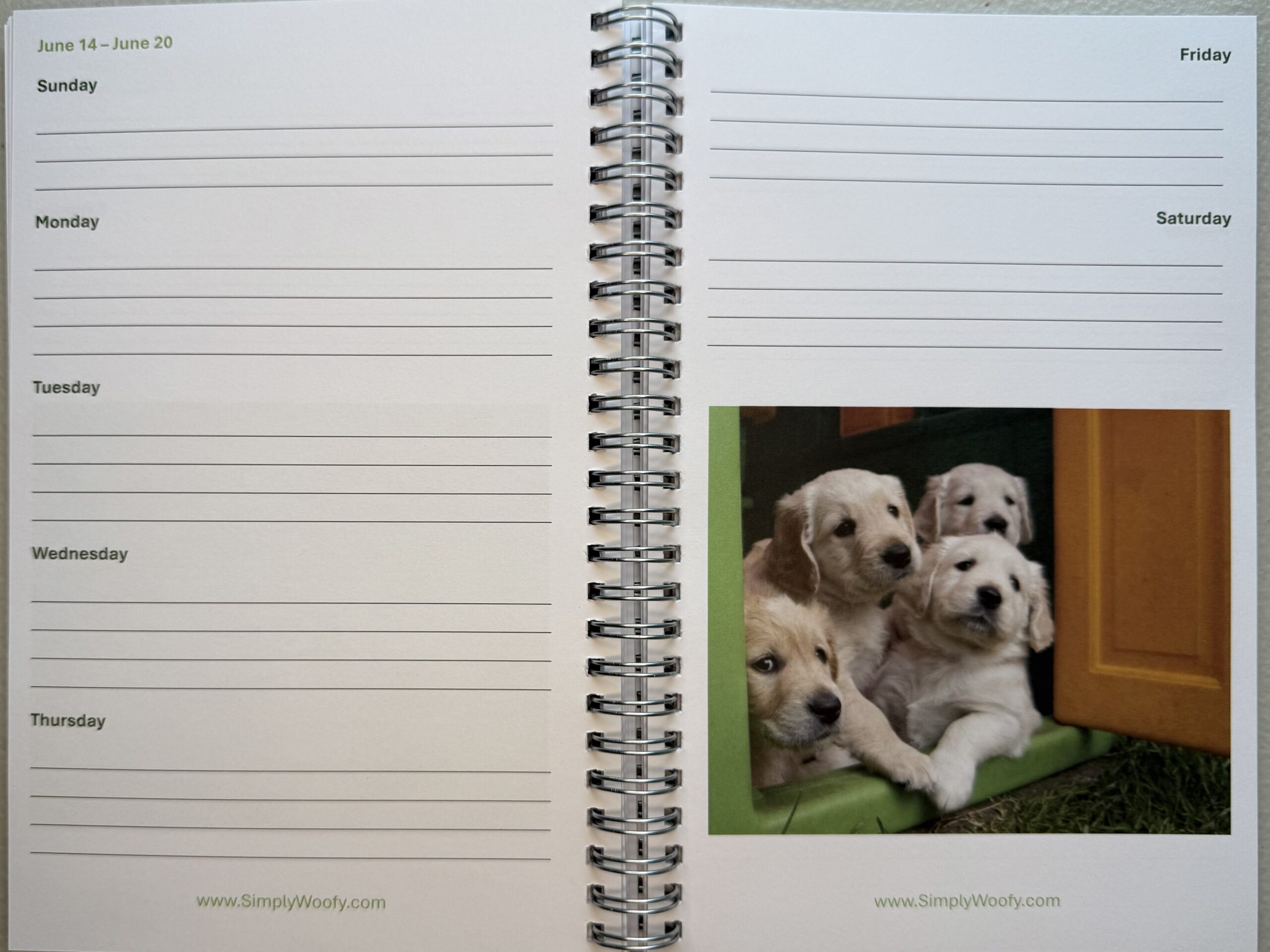 Puppy Planner 2026 | Cute Dog Lover Weekly Organizer - Image 8