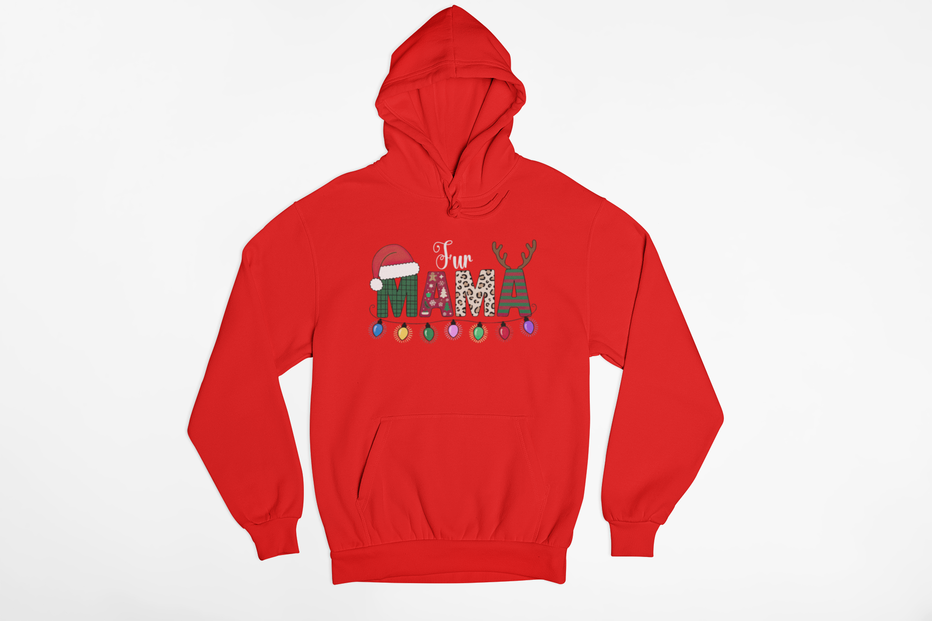 Christmas Fur Mama Tee | Holiday Dog Mom Shirt - Image 6