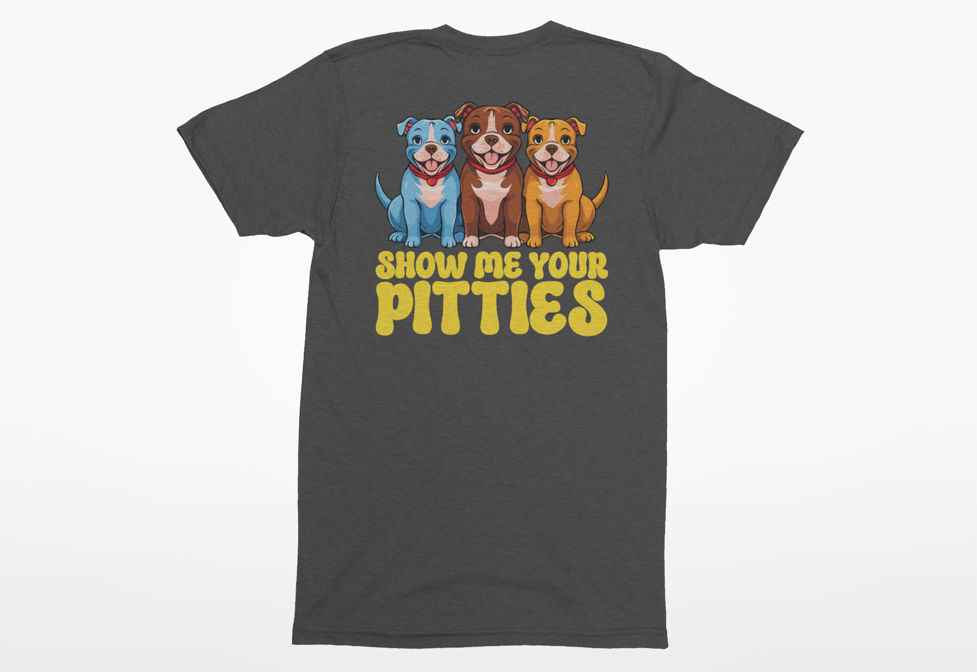 “Show Me Your Pitties” Dog Lover T-Shirt | Funny Pit Bull Lover Tee - Image 4
