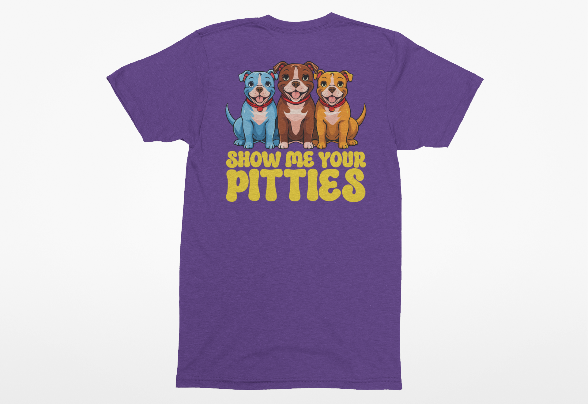 “Show Me Your Pitties” Dog Lover T-Shirt | Funny Pit Bull Lover Tee - Image 3