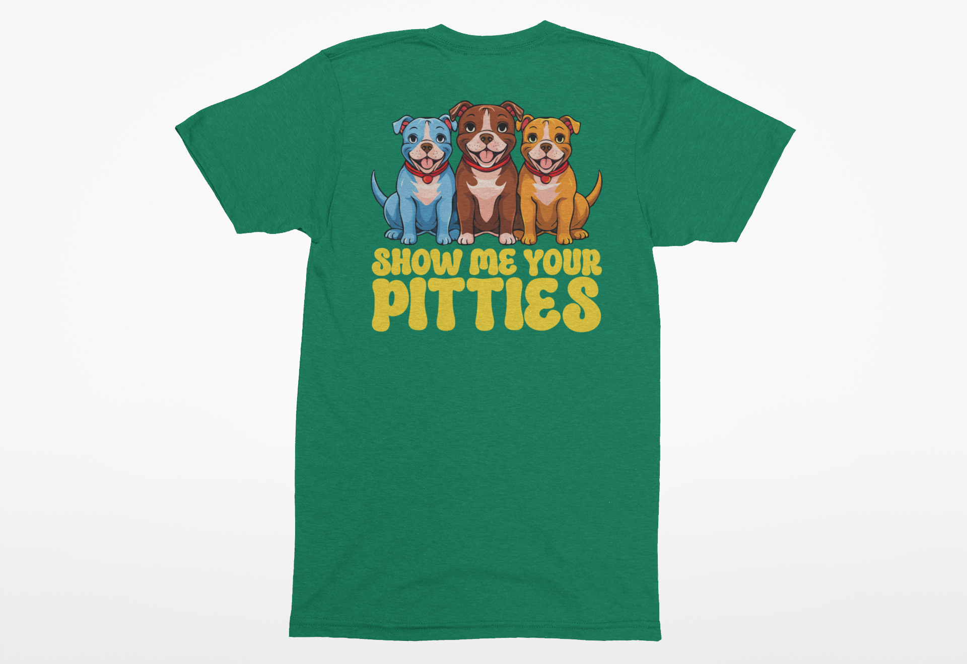 “Show Me Your Pitties” Dog Lover T-Shirt | Funny Pit Bull Lover Tee