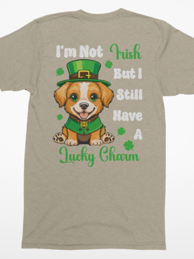 “I’m Not Irish But I Still Have a Lucky Charm” St. Patrick’s Day Dog Shirt | Cute St. Paddy's Day Tee