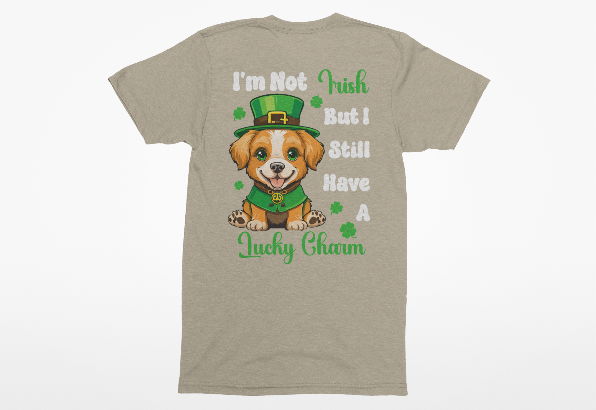 “I’m Not Irish But I Still Have a Lucky Charm” St. Patrick’s Day Dog Shirt | Cute St. Paddy's Day Tee