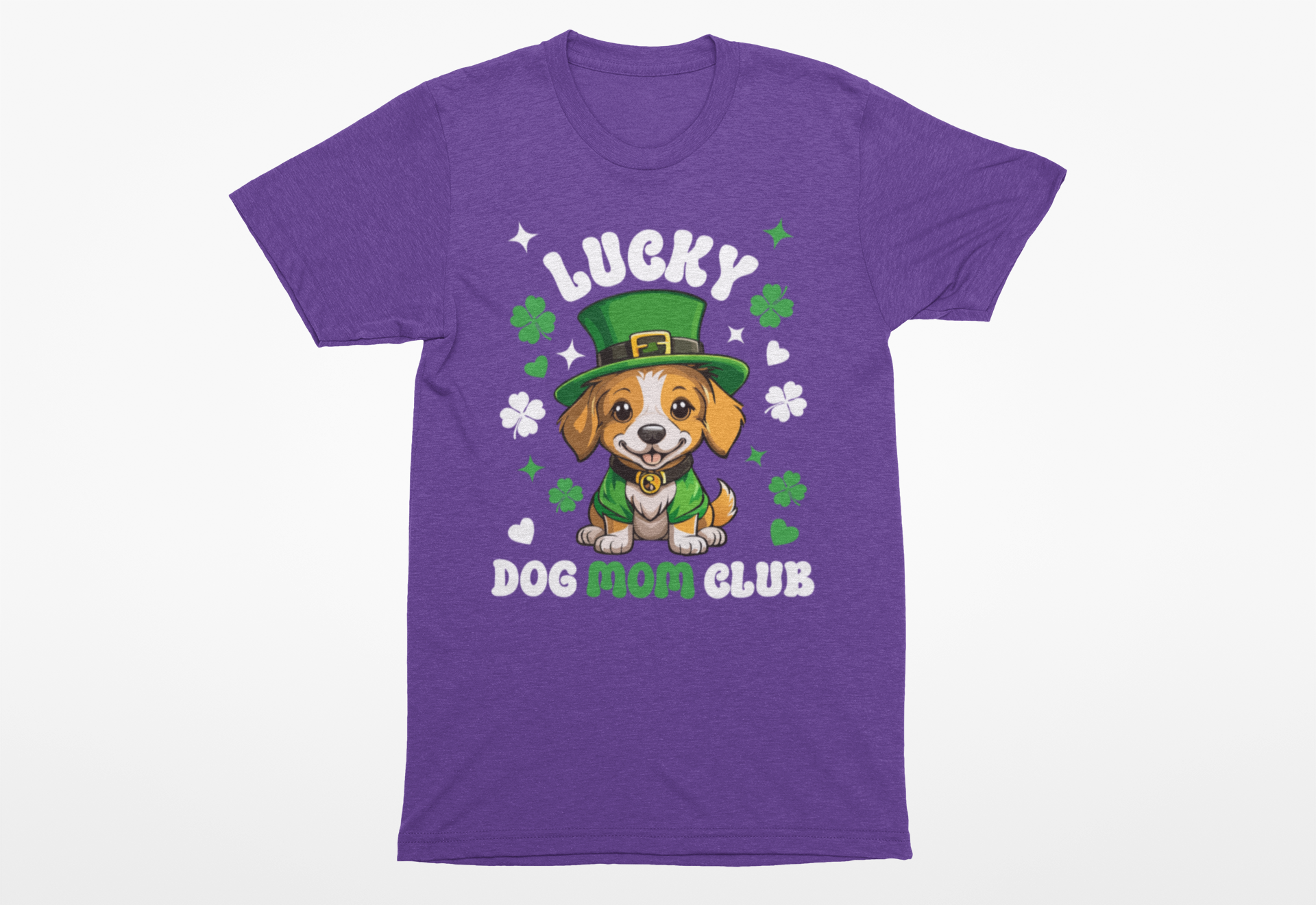“Lucky Dog Mom Club” St. Patrick’s Day Shirt – Festive Dog Lover Tee - Image 3