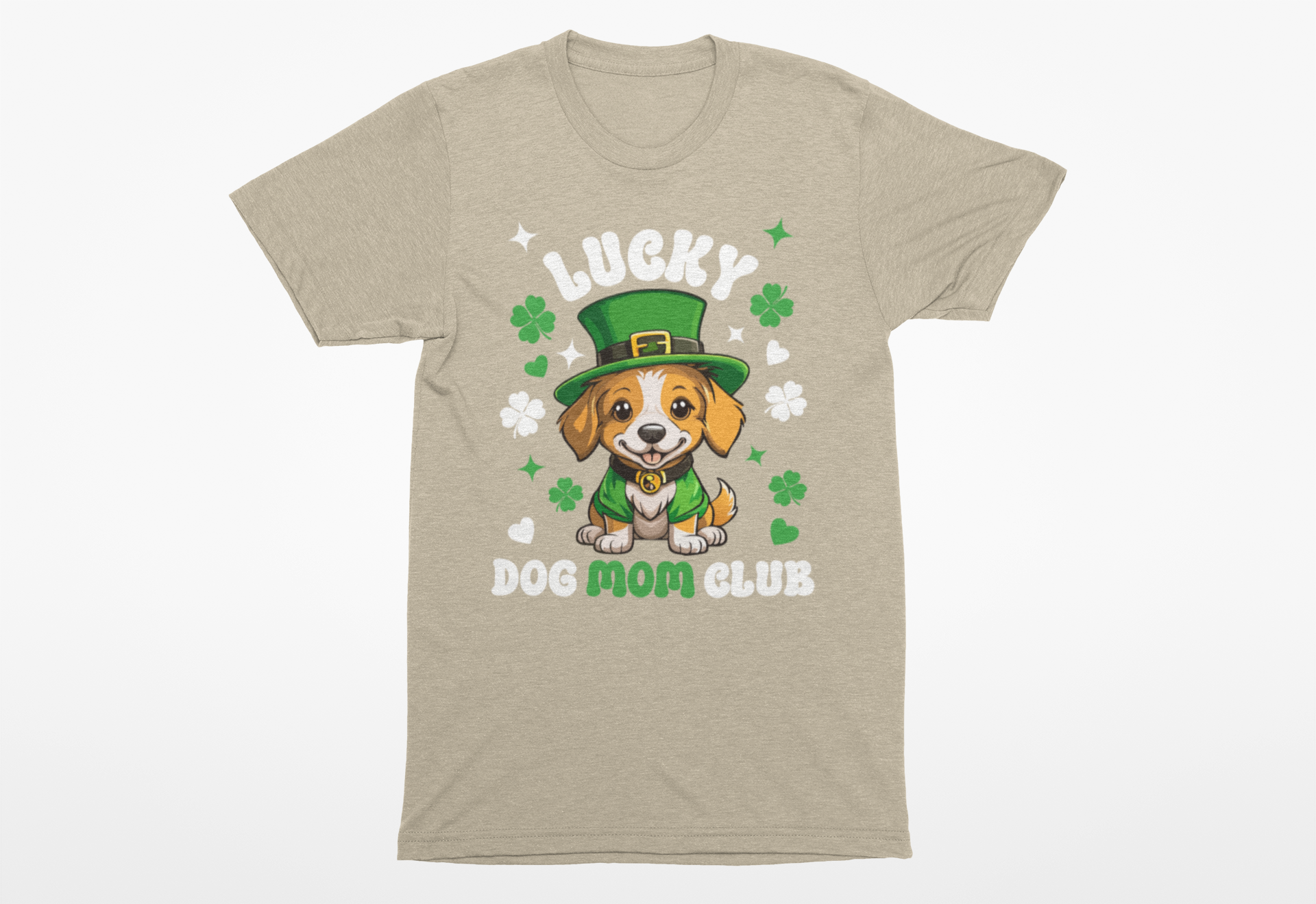“Lucky Dog Mom Club” St. Patrick’s Day Shirt – Festive Dog Lover Tee - Image 2