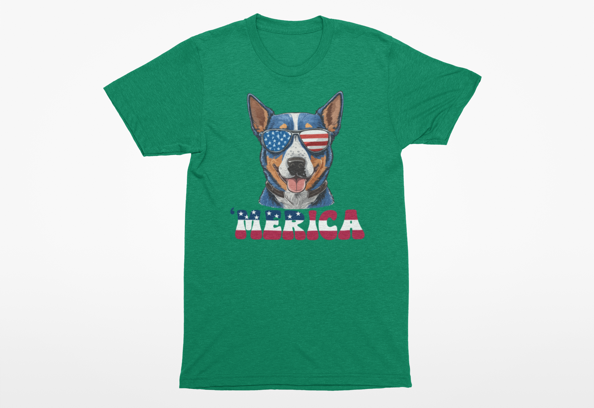 🇺🇸 ’Merica Blue Heeler T-Shirt | Patriotic Dog Lover Tee 🐶🕶️ - Image 3