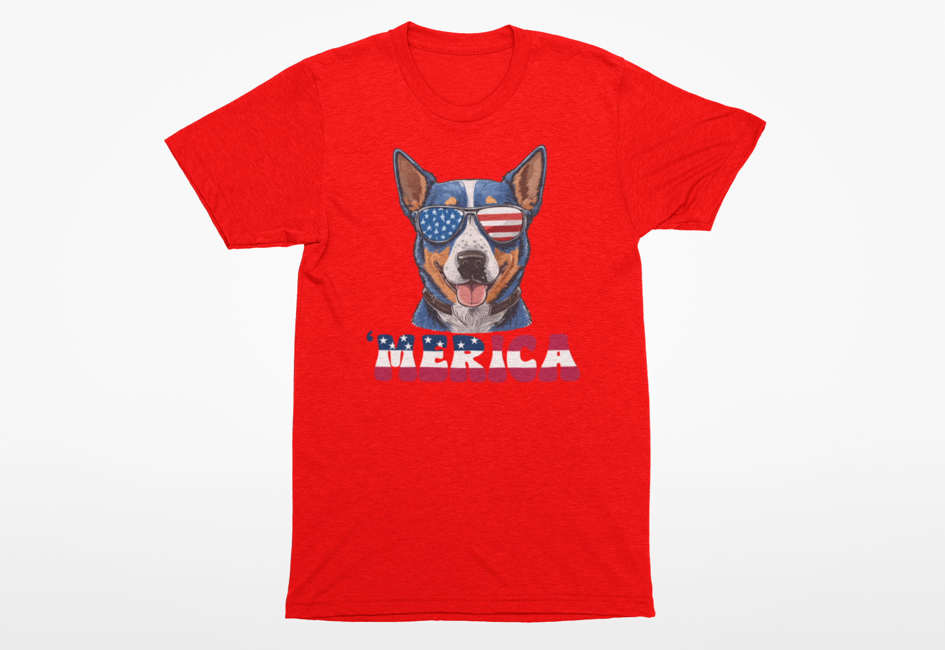 🇺🇸 ’Merica Blue Heeler T-Shirt | Patriotic Dog Lover Tee 🐶🕶️ - Image 2