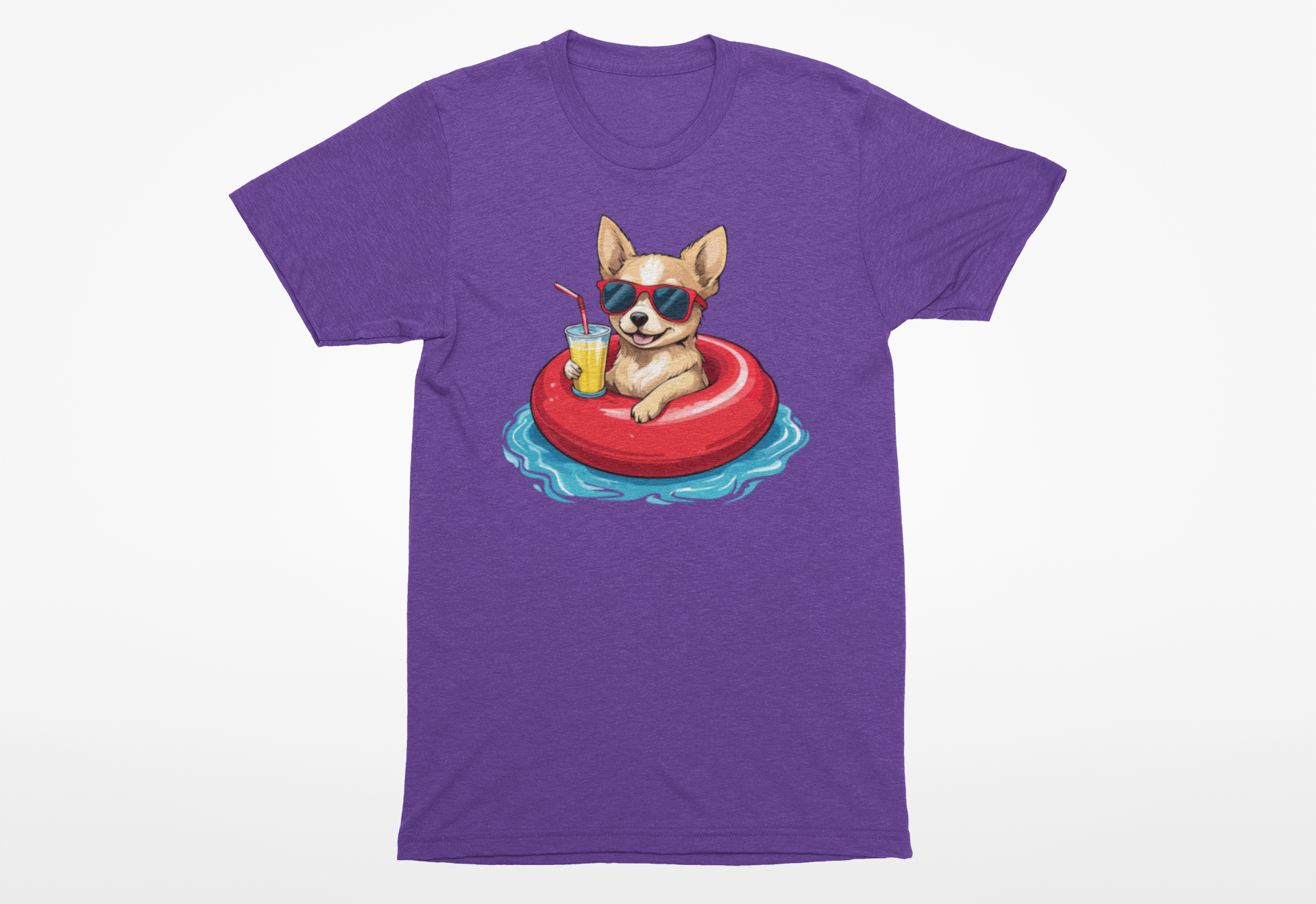 Summer Chihuahua T-Shirt | Funny Summer Dog Lover Tee for Summer - Image 2