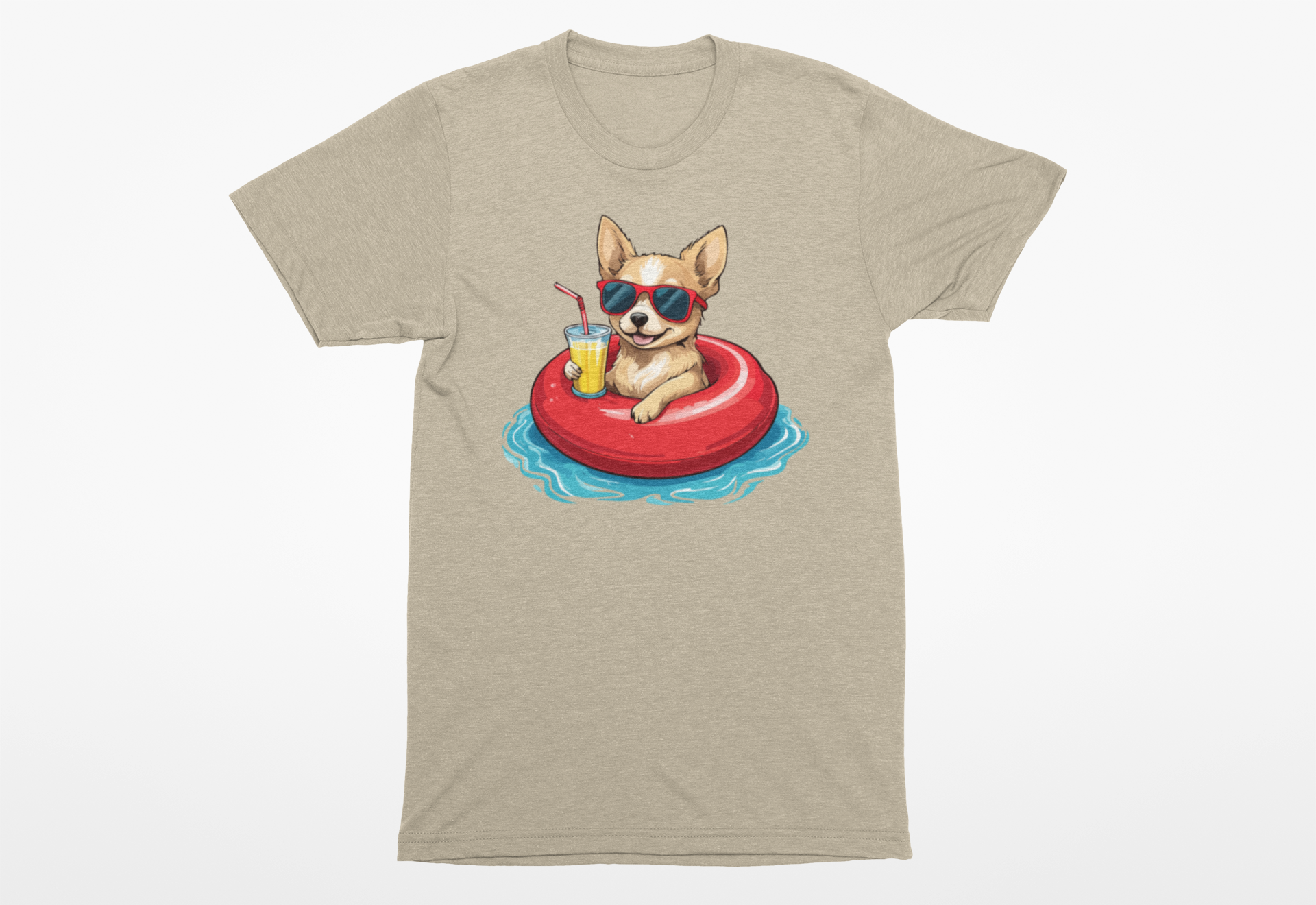 Summer Chihuahua T-Shirt | Funny Summer Dog Lover Tee for Summer - Image 3