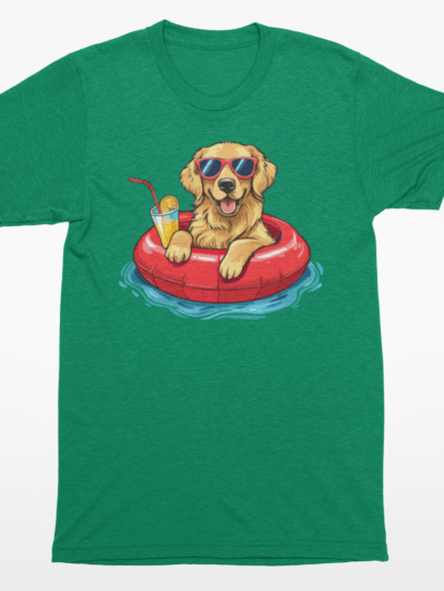 Summer Golden Retriever T-Shirt | Funny Summer Dog Lover Tee for Summer