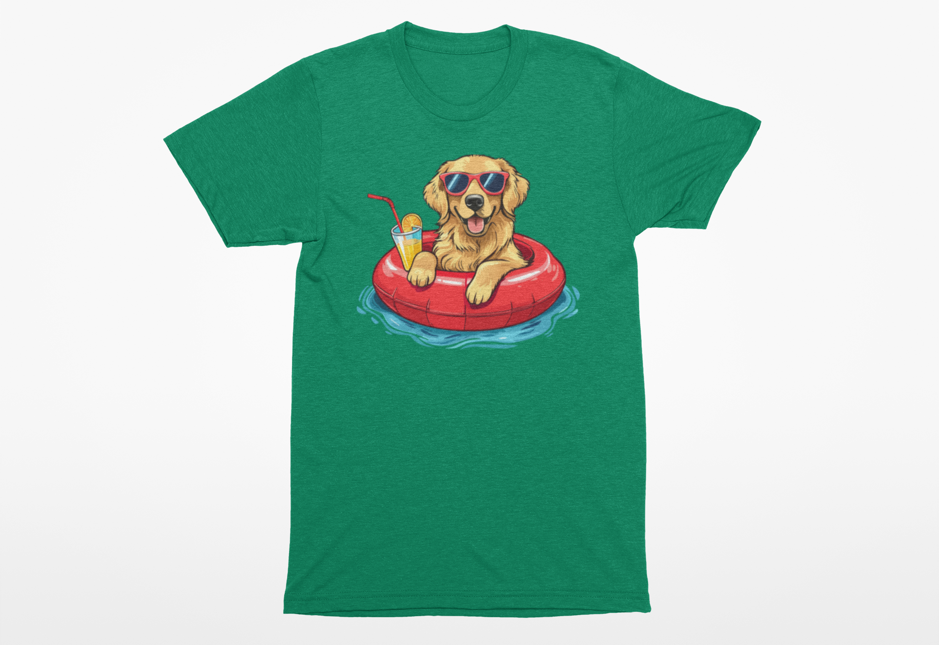 Summer Golden Retriever T-Shirt | Funny Summer Dog Lover Tee for Summer