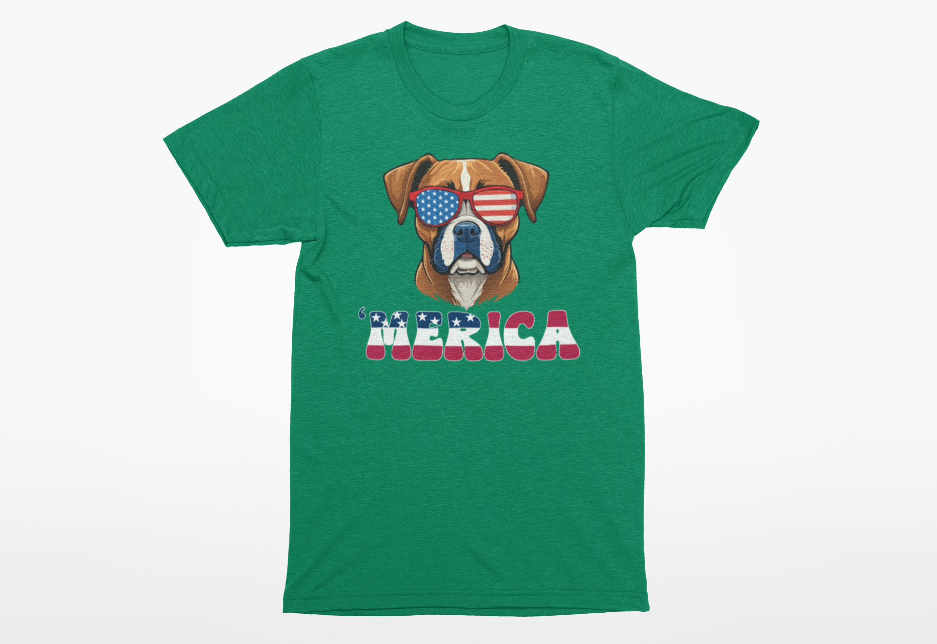 🇺🇸 ’Merica Boxer T-Shirt | Patriotic Dog Lover Tee 🐶🕶️
