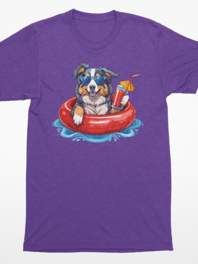 Summer Australian Shepherd T-Shirt | Funny Summer Dog Lover Tee for Summer