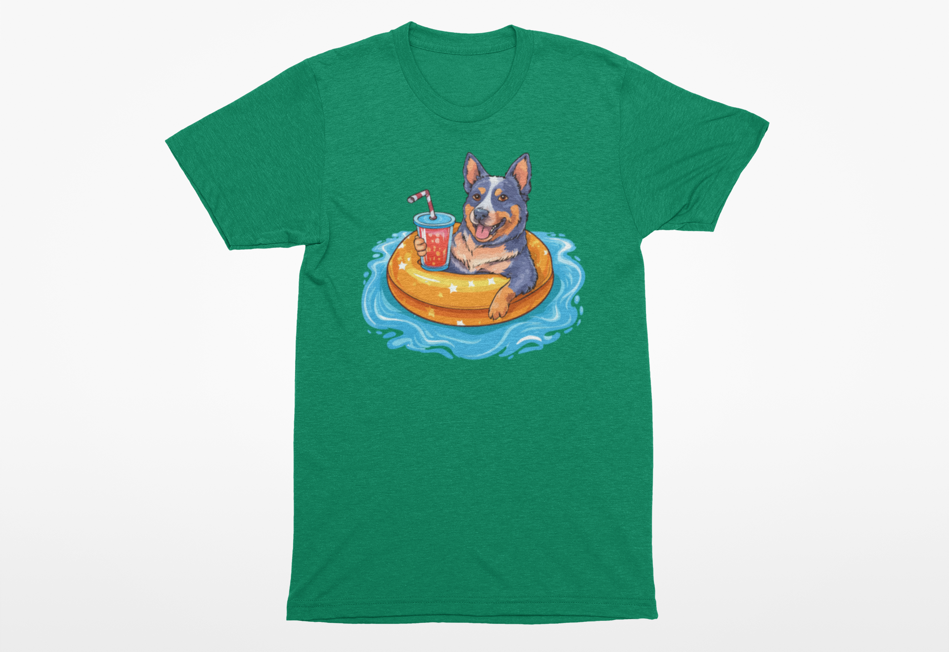 Summer Blue Heeler T-Shirt | Funny Summer Dog Lover Tee for Summer