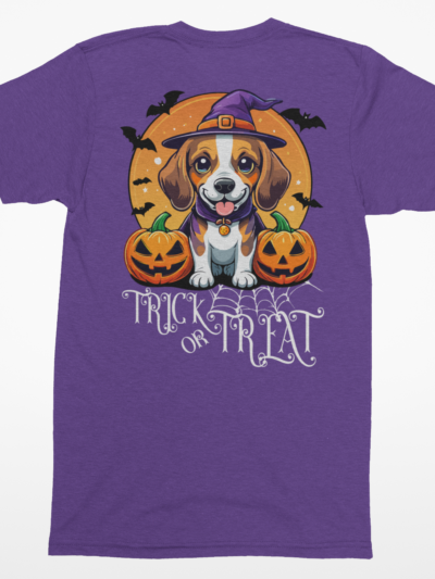 Beagle Trick-or-Treat Tee | Halloween Dog Lover T-Shirt