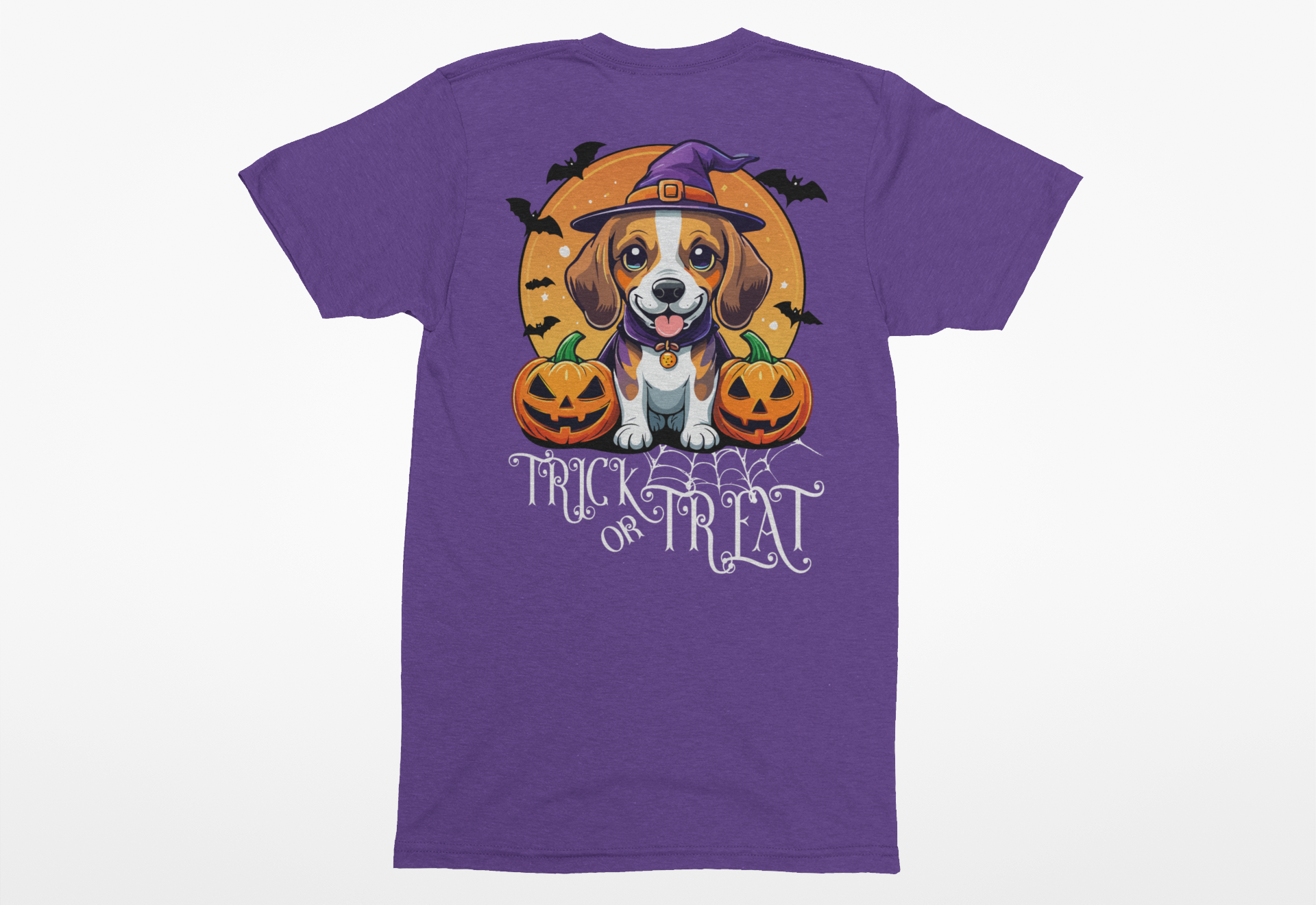Beagle Trick-or-Treat Tee | Halloween Dog Lover T-Shirt