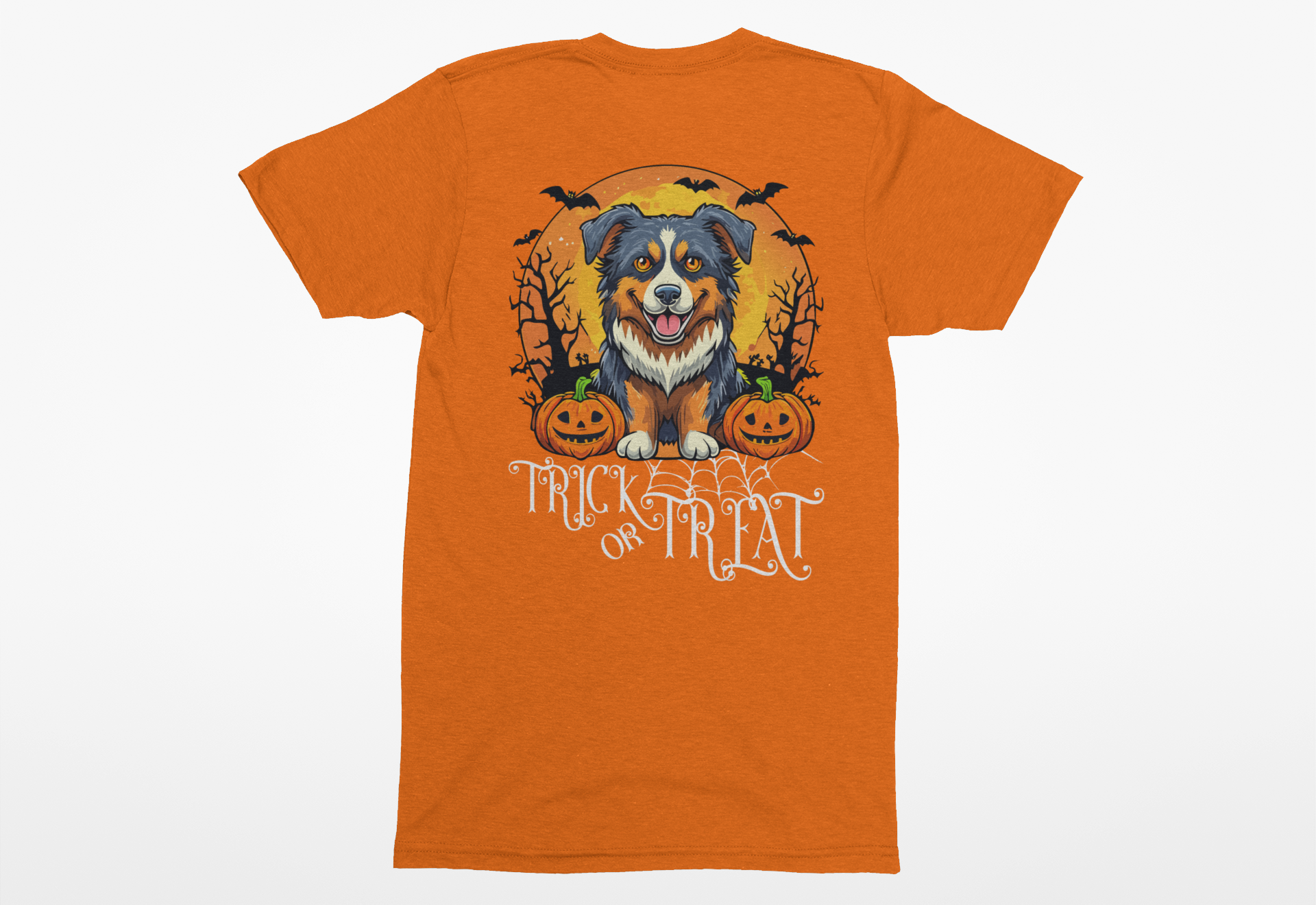 Australian Shepherd Trick-or-Treat Tee | Halloween Dog Lover T-Shirt