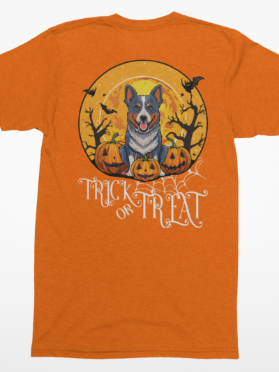 Blue Heeler Trick-or-Treat Tee | Halloween Dog Lover T-Shirt