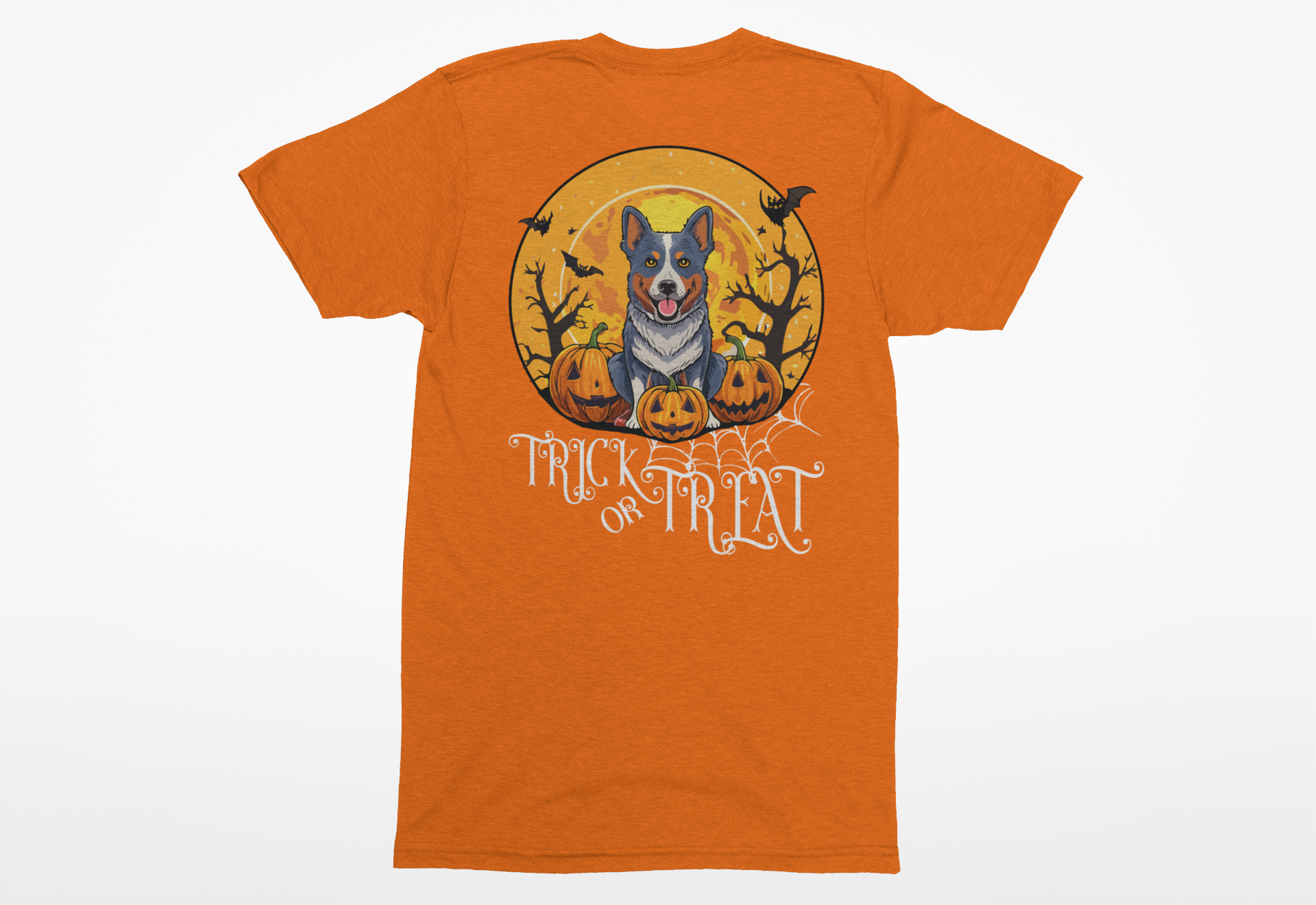 Blue Heeler Trick-or-Treat Tee | Halloween Dog Lover T-Shirt