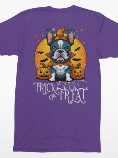 French Bulldog Trick-or-Treat Tee | Halloween Dog Lover T-Shirt