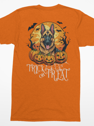 German Shepherd Trick-or-Treat Tee | Halloween Dog Lover T-Shirt