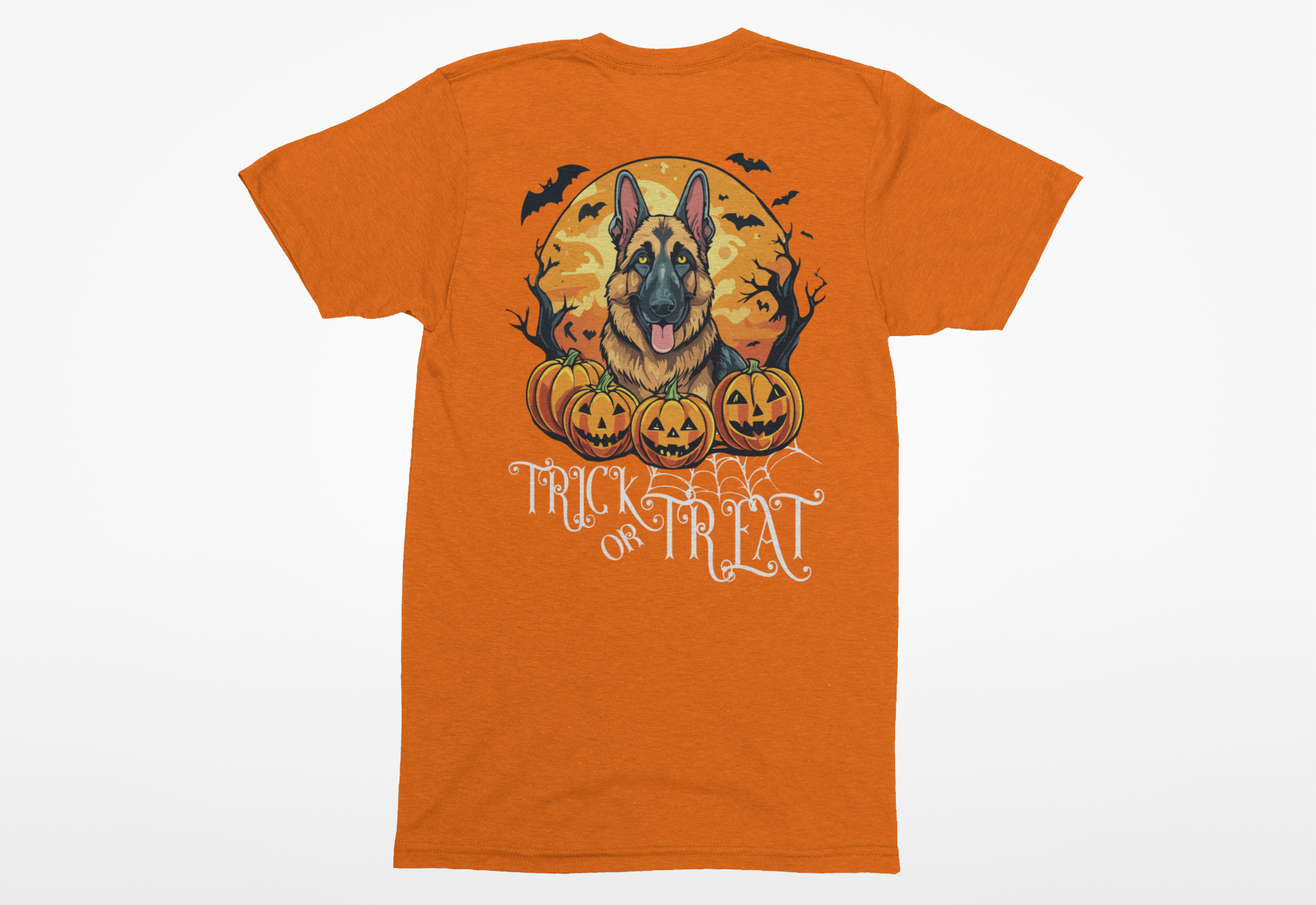 German Shepherd Trick-or-Treat Tee | Halloween Dog Lover T-Shirt