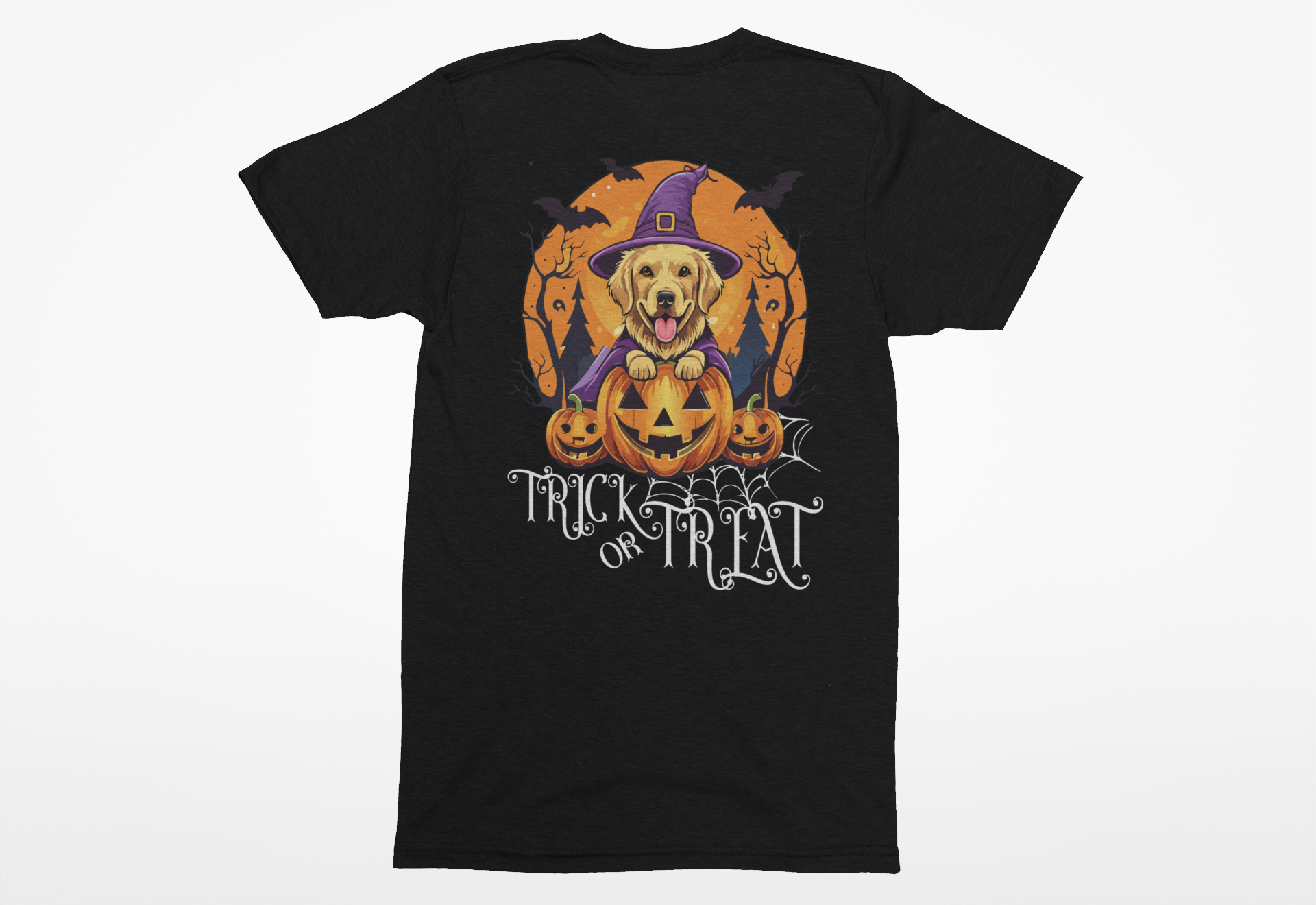 German Shepherd Trick-or-Treat Tee | Halloween Dog Lover T-Shirt - Image 3