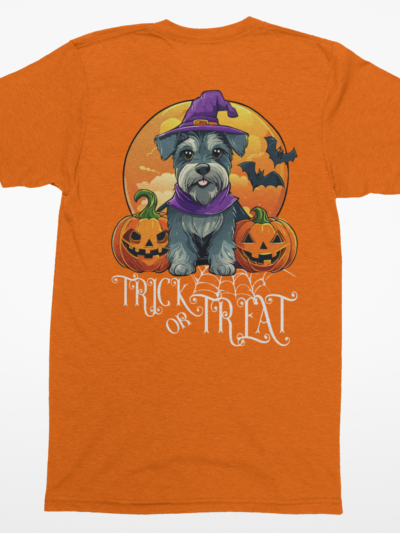 Mini Schnauzer Trick-or-Treat Tee | Halloween Dog Lover T-Shirt