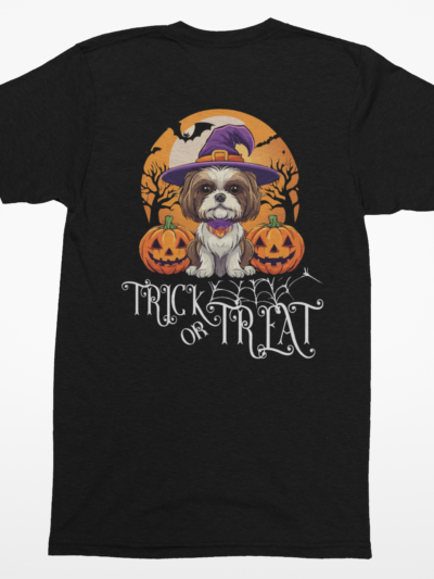 Shih Tzu Trick-or-Treat Tee | Halloween Dog Lover T-Shirt