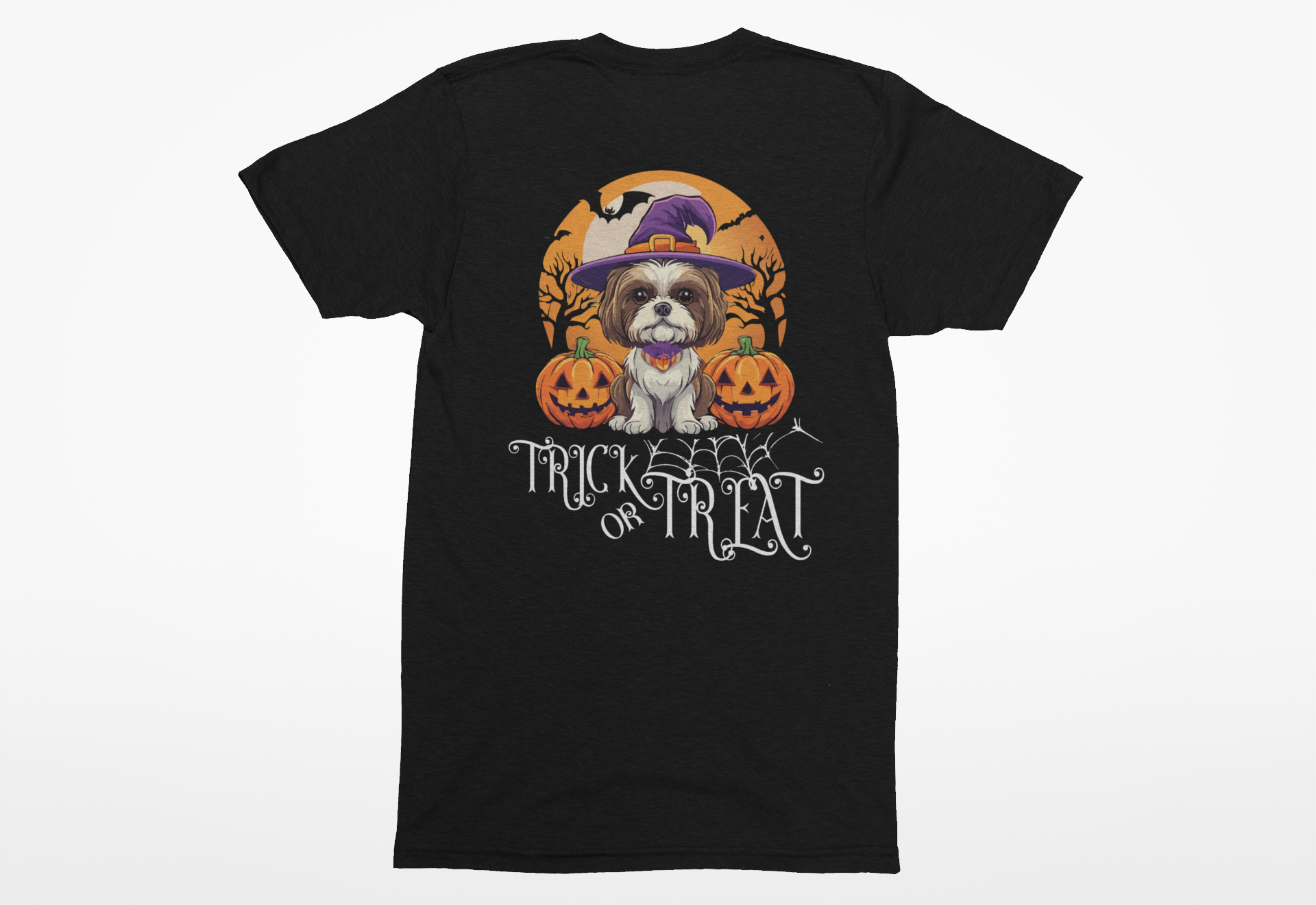 Shih Tzu Trick-or-Treat Tee | Halloween Dog Lover T-Shirt